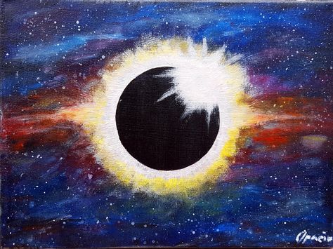 Eclipse Rocks, Eclipse Art, Square 1 Art, Total Eclipse Of The Heart, Meteor Impact, Eclipses Art, Collage Quilts, 2024 Eclipse, Volcano Eruption