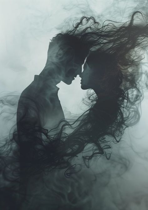 Heads Together Couple, Two Souls Aesthetic, Man And Woman Aesthetic, Man Protecting Woman, Fading Aesthetic, Me And Who Pictures, Man And Woman Art, Man And Woman Embracing, Man Shadow