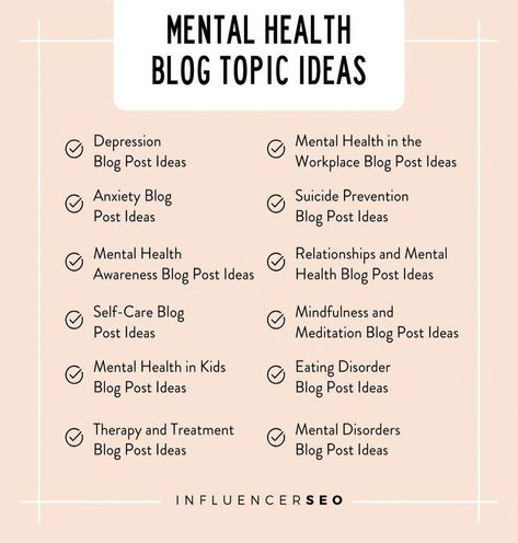 Running low on blog post ideas? We've got the solution! Explore our diverse collection of mental health topics designed to spark creativity and engage your audience. Whether you're a health blogger, lifestyle influencer, or business owner, these ideas will help you connect with your readers on a deeper level. #ContentIdeas #BlogContent #MindfulLiving #Wellbeing #Emotional #Nurturing #SelfCare #HealthyLiving #FitLife #Health #Mental #FitnessTips #HealthyLifestyle #Understanding Mental Health Topics Ideas, Health Blog Ideas, Blog Topic Ideas, Balance Yoga, Yoga Ideas, Podcast Topics, Newsletter Ideas, Importance Of Mental Health, Topic Ideas