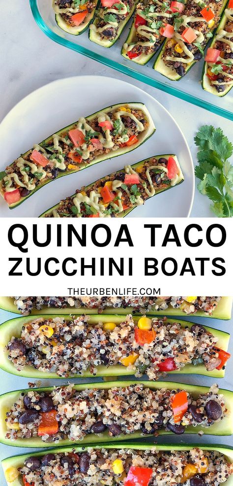 Here's how to make the best zucchini boat #healthy #vegetarian #vegan #dairyfree #glutenfree #keto #easy #veganrecipe #easyrecipe Vegan Zucchini Boats, Taco Zucchini Boats, Taco Zucchini, Zucchini Boat, Lime Rice Recipes, Best Zucchini, Vegan Taco, Black Beans Corn, Keto Easy