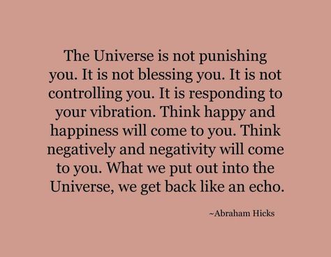 the universe is not punishing you it is responding to your vibration. Talk To The Universe, Quotes About The Universe, Momentary Happiness, Spirituality Journey, Magic Is Real, Insta Caption, Space Quotes, Entrepreneur Life, Universe Quotes