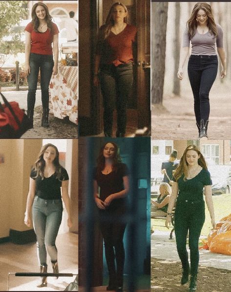 Vampire Diaries Oc Outfits, Hope Mikaelson Outfits Inspired, Danielle Rose Russell Outfits, Hope Mikaelson Outfits, Helena Gilbert, Legacies Outfits, Model Hairstyles Woman, Hope Mickelson, Scarlet Witch Costume