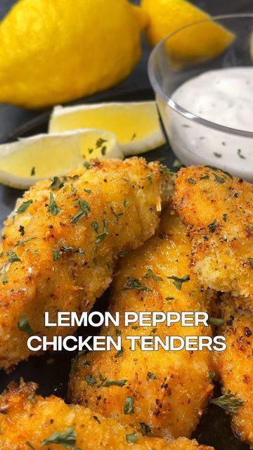 Lemon Pepper Chicken Tenders, Fall Dinner Recipes Healthy, Lemon Pepper Chicken Breast, Turkey Tenderloin Recipes, Turkey Tenderloin, Fried Chicken Tenders, Chicken Tenderloin Recipes, Dinner Recipes Healthy, Dinner Recipes For Family