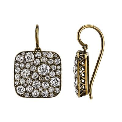 Everyone needs a great pair of earrings. Whether a classic stud or something more elaborate . Gold Jewelry Earrings, Diamond Dangle Earrings, Yellow Gold Jewelry, Moissanite Earrings, Single Stone, Cushion Cut Diamonds, Stone Collection, Yellow Gold Earring, Heart Studs