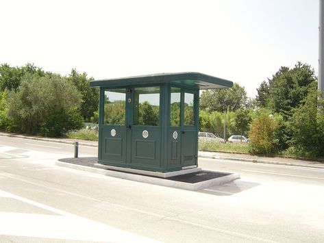 Input and output control is guaranteed with our Guard Booth. Guard Booth, Reinforced Concrete, Gazebo, Outdoor Structures