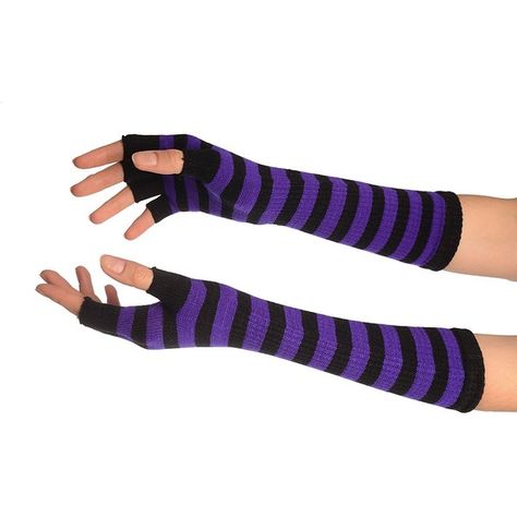 Purple Black Stripes Fingerless Gloves Gloves ($13) ❤ liked on Polyvore featuring accessories, gloves, striped arm warmers, striped fingerless gloves, purple fingerless gloves, arm warmer gloves and purple arm warmers Purple Arm Warmers, Striped Arm Warmers, Striped Fingerless Gloves, Fingerless Arm Warmers, Black Fingerless Gloves, Purple Gloves, Striped Gloves, Gloves Fingerless, Scene Girls