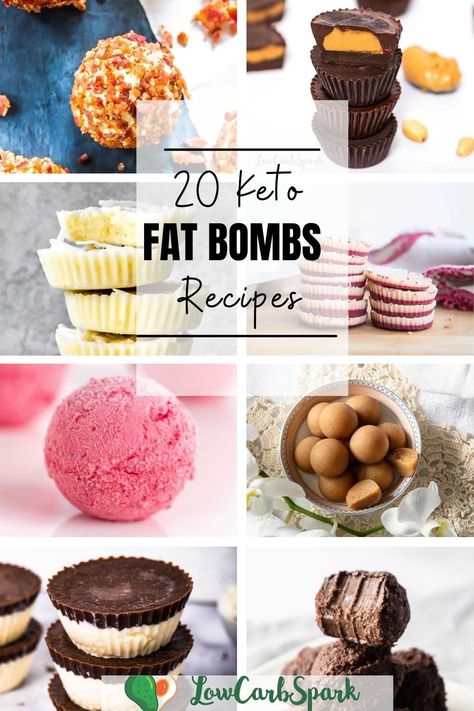 Are you looking for easy keto fat bombs recipes to snack on during the day? Then, you’re in the right place. These 20 keto fat bombs are the best if you’re looking for a quick snack that's filling and high fat. Fat Bomb Snacks, Keto Karma, Keto Fudge, Fat Bomb Recipes, Keto Burger, Keto Chocolate Chip Cookies, Chocolate Fudge Brownies, Bomb Recipes, Keto Chocolate Chips