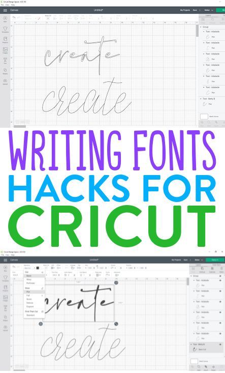 We get a lot of questions about writing with Cricut machines using pens and markers. The most common one- Why don’t my fonts fill in when I write with them? We have some great information and hacks that will help you to be successful when writing with fonts using your Cricut machine every single time. #cricut #diecutting #cricutmade #cricutprojects #cricutmaker #cricutexplore Fill In Fonts On Cricut, How To Fill In Fonts On Cricut, Cricut Writing Fonts, Cricut Pens Hack, Cricut Writing, Cricut Pens, Cricket Machine, Free Fonts For Cricut, Cricut Explore Air Projects