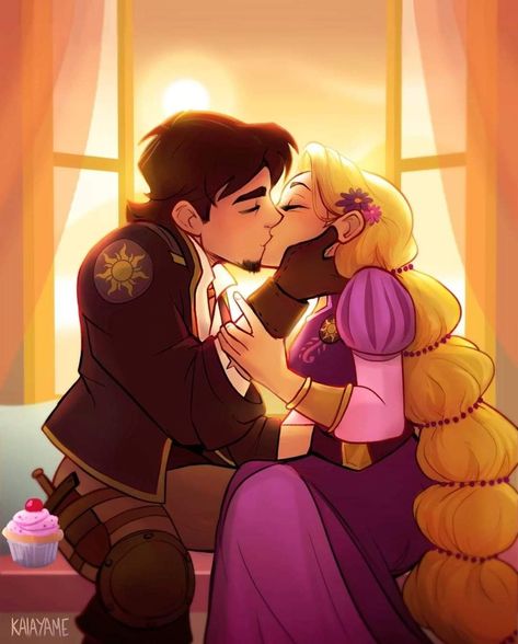 Flynn Rider And Rapunzel, Tangled Art, Disney Romance, Disney Au, Rapunzel And Flynn, Tangled Adventure, Rapunzel And Eugene, Cute Disney Pictures, Disney Princess Drawings