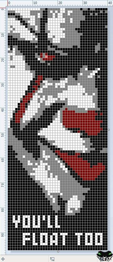 C2c Crochet Pattern Free, Halloween Cross Stitch Patterns, Pixel Art Templates, Hama Beads Design, Pixel Crochet, Pixel Art Grid, Tapestry Crochet Patterns, Plastic Canvas Patterns Free, Cross Stitch Bookmarks