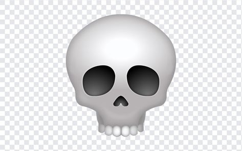 Skull Emoji PNG Skull Emoji Png, Shh Emoji, Skeleton Emoji, Sick Emoji, Sleeping Emoji, Pumpkin Emoji, Skull Emoji, Emoji Png, Ios Emoji