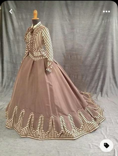 Witch Purple, 1860s Dresses, Victorian Era Dresses, Historical Gowns, 19th Century Women, Ancient Dress, 1860 Fashion, 1800s Fashion, Victorian Costume