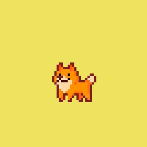 Cute Animal Pixel Art, Pixel Art Dog, Dog Pixel Art, Animal Pixel Art, Pixel Dog, Pixel Animals, Pixel Art Animals, Dog Animated, Piskel Art