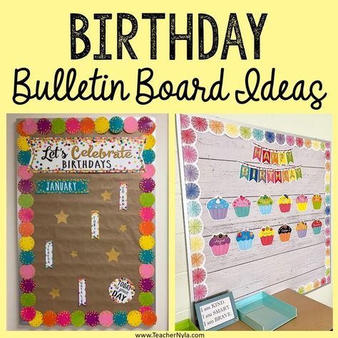 Birthday themed Bulletin Boards June Birthday Bulletin Board Ideas, Work Birthday Board, Office Birthday Bulletin Board Ideas, Bday Bulletin Board, Employee Birthday Board, Birthday Bulletin Boards Classroom, Board Ideas For Classroom, Happy Birthday Bulletin Boards, Birthday Bulletin Boards Office