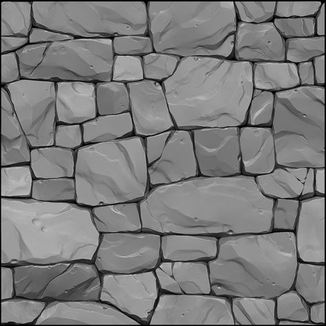 I've been playin alot of Overwatch lately, and I wanted to do something a bit more stylized. This texture was inspired by the new Eichenwalde map. Thanks for lookin! Stone Tile Texture, Stone Wall Texture, Game Textures, Look Wallpaper, Pbr Texture, Rock Textures, Texture Drawing, Hand Painted Textures, Tile Texture