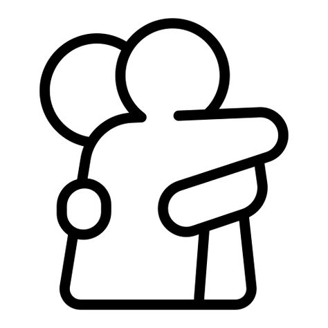 Hug Outline, Hug Icon, Support Symbol, Gladiolus Tattoo, Place Branding, Hot Wheels Garage, People Icon, Doodle Lettering, Icon Collection