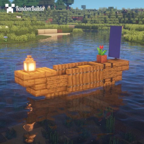 Small Boat!⛵️ Rate it out of 50! Follow @randombuildermc for more #Minecraft Content! ———————————————————— >Built by me >Texture pack default >Shaders BSL v7 ———————————————————— #minecraftbuilds #minecraftcreative #minecraftbuild #minecraftideas #minecrafthouse #minecraftart #minecraftmemes #minecraftbuilding #minecrafthouses #minecraftarchitecture #minecrafteronly #minecraftboat #minecraftsmallboat Boat Minecraft Build, Minecraft Boat Ideas, Minecraft Boat, Minecraft Houses Survival, Minecraft Interior Design, Easy Minecraft Houses, Minecraft Medieval, Cool Minecraft Houses, Minecraft Furniture