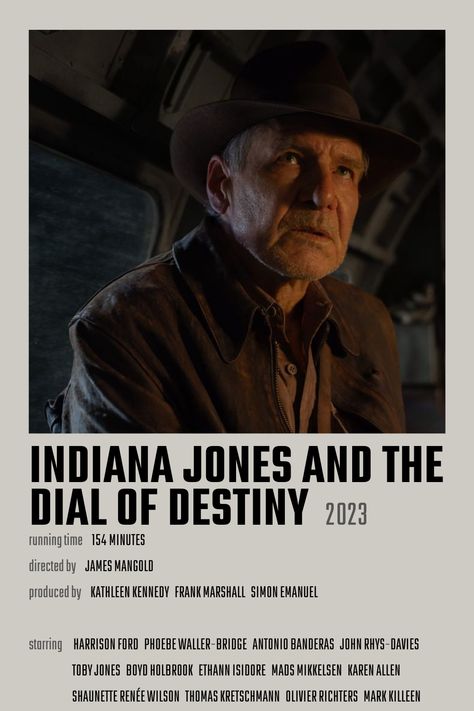 Indiana Jones Dial Of Destiny Poster, Indiana Jones And The Dial Of Destiny, Cinema Scrapbook, Indiana Jones Dial Of Destiny, Indiana Jones Poster, Destiny Poster, Indiana Jones Movie, 2023 Movies, Dial Of Destiny