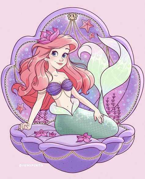 Princesa Ariel Disney, Ariel Wallpaper, Disney Amor, Ariel Disney, Ariel Mermaid, Mermaid Drawings, Disney Princess Ariel, Disney Artwork, Disney Ariel