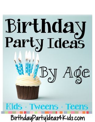 Birthday Party Ideas by Age - Great birthday party ideas for kids, tweens and teenagers ages 1, 2, 3, 4, 5, 6, 7, 8, 9, 10, 11, 12, 13, 14, 15, 16, 17, 18 years old! Birthday themes, party games and fun ideas! #party #ideas #birthday #years #old Birthday Themes By Age, Ideas For Birthday Party, Party Ideas For Girls, Checkerboard Cake, Mint Sugar, Themes Party, Eleventh Birthday, 3d Book, Dog Bear