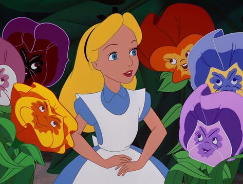 Alice In Wonderland 1951, Alice In Wonderland Characters, Disney Version, Film Disney, Old Disney, Kid Movies, Disney Alice, Disney Tattoos, Lewis Carroll