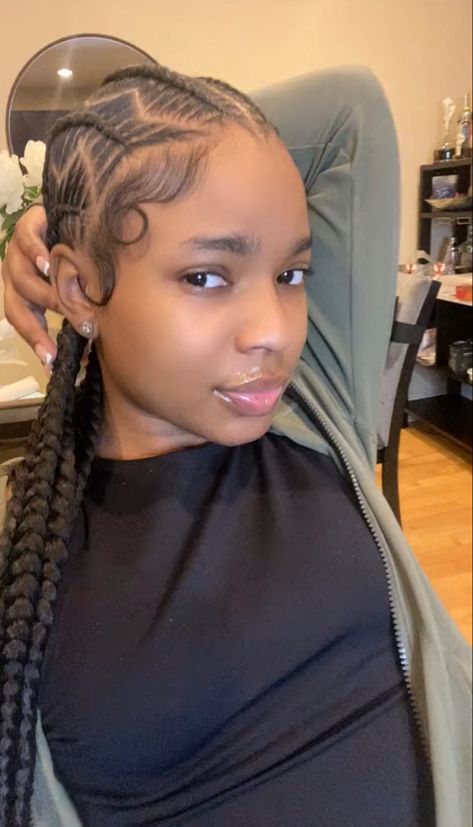 Straight Back Braids, Braided Hairstyles For Black Women Cornrows, Feed In Braids Hairstyles, Braided Cornrow Hairstyles, Box Braids Hairstyles For Black Women, Braids Hairstyles Pictures, Cute Box Braids Hairstyles, Quick Braided Hairstyles, Protective Hairstyles Braids