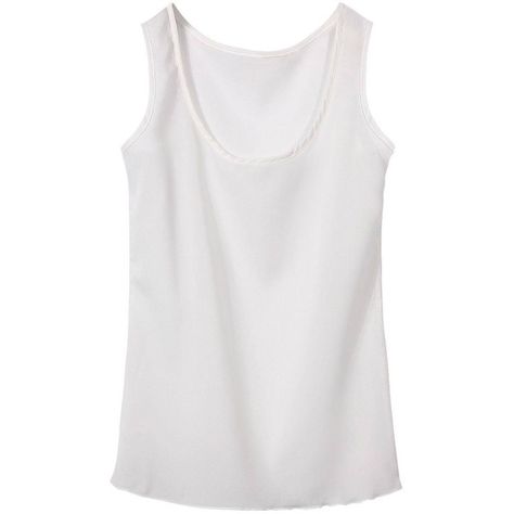 Yoins Yoins White Round Neck Chiffon Vest (€9,53) ❤ liked on Polyvore featuring tops, shirts, tank tops, sleeveless tops, white, camisoles & tank tops, white chiffon tank top, white tank top, white tank and white chiffon shirt White Vests, Tank Tops White, Coastal Clothing, White Chiffon Tops, White Vest Top, White Singlet, White Sleeveless Shirt, Chiffon Tank Tops, Vest Tops