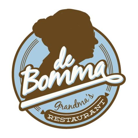 Grandma Logo Design, Logo Design With Name, Traditional Food Logo, Old Age Home Logo, Grandma Silhouette, Grandma Cooking Illustration, Grandma Cooking Cartoon, Grandma Design, Funky Colors