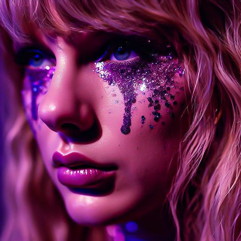 Euphoria Taylor swift glitter tears Glitter Tears Makeup Euphoria, Euphoria Tears, Euphoria Glitter Tears, Glitter Taylor Swift, Constructed Photography, Glitter Tears Makeup, Makeup Tears, Taylor Swift Glitter, Tears Photography