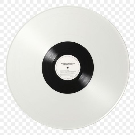 White Vinyl Record, Vinyl Png, Vinyl Disc, Record Vinyl, Turn Table Vinyl, Singer Dr, Graphic Ideas, Compact Disc, White Vinyl