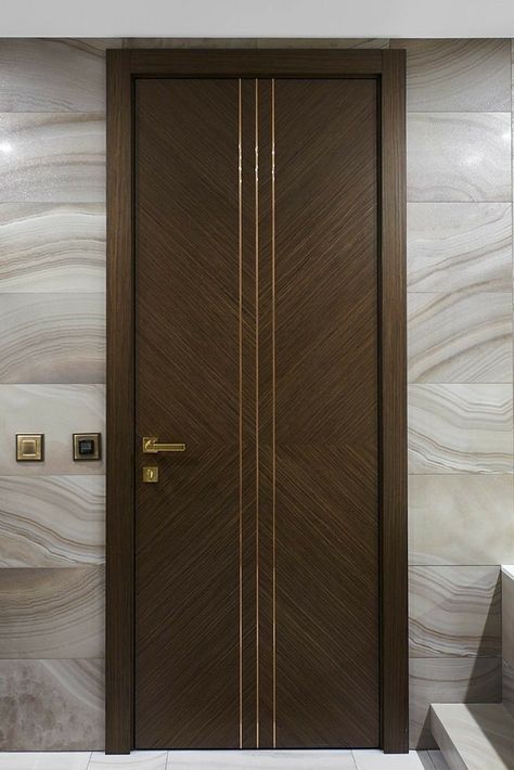 Room Door Design Modern Wood, Door Design Modern Interior, Modern Door Design Interior, Door Designs Modern, Modern Door Design, Latest Door Designs, Flush Door Design, House Front Door Design, Interior Door Styles