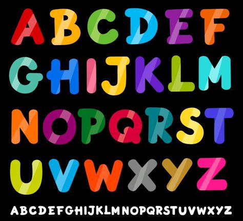 Capitalization in English--Ten Rules for Using Capital Letters Alphabet Capital Letters, Abc Font, Children Education, Abc Coloring Pages, Abc Coloring, Kid Fonts, Spring Coloring Pages, Summer Coloring Pages, Letters Alphabet