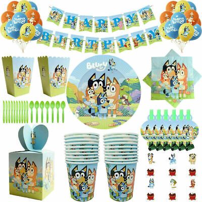 Great shopping ideas for Bluey Balloons Plates Cup Banner Tablecloth Loot Bags Birthday Party Decoration., Home Decor Bluey Party, Bluey Bingo, Birthday Plate, Popcorn Box, Loot Bags, Birthday Party Decoration, Party Tableware, Decoration Home, Party Card