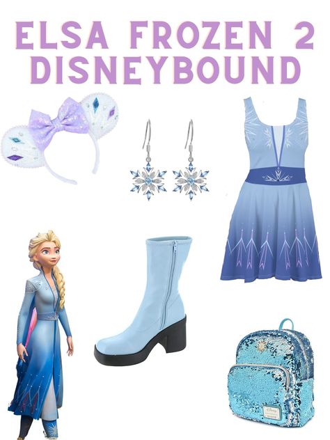 elsa Disneybounding Ideas, Elsa Anna Disneybound, Disney Bounding Elsa And Anna, Elsa Disneybound, Disneybound Outfits Elsa, Anna Frozen Disneybound, Disney Princess Disneybound, Princess Disneybound, Disney Princess Diy