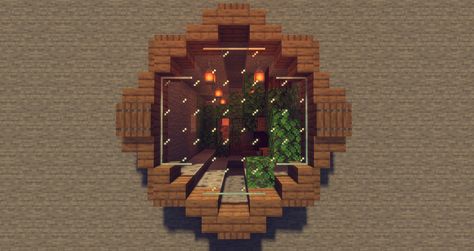 Village Window-House in Mountain. Follow me in instagram for more builds @calizzanibuilder Minecraft Mountain Window, Circular Window Minecraft, Minecraft Circle Window Design, Minecraft Round Window, Circle Window Minecraft, Minecraft Circle Window, Minecraft Window, Minecraft Circles, Minecraft Mountain