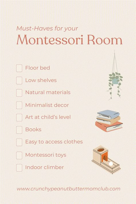 The Montessori Bedroom Toddler Boy Room Montessori, Montessori Baby Rooms, Montessori Nursery Infant Room, Small Montessori Bedroom, Toddler Montessori Room, Montessori Baby Bedroom, Montessori Guide, Montessori Bedroom Baby, Montessori Room Ideas