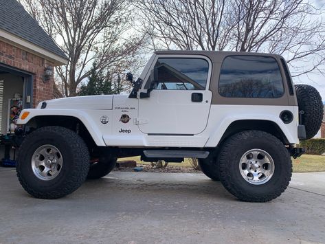 2000 Jeep Wrangler Tj, White Jeep Wrangler, 2000 Jeep Wrangler, 2001 Jeep Wrangler, White Jeep, Cars Jeep, Wrangler Sahara, Jeep Wrangler Sahara, Old Jeep