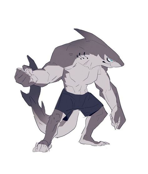 Anthropomorphic Ideas, Shark Drawing, Shark Art, Alien Concept Art, 캐릭터 드로잉, Monster Design, Creature Concept Art, Cartoon Character Design, 영감을 주는 캐릭터