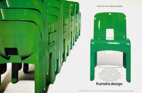 Kartell Furniture, Bent Plywood Chair, Ski Rack, Joe Colombo, Plywood Chair, Red Dot Design, Plastic Furniture, Plastic Chair, Modular Furniture