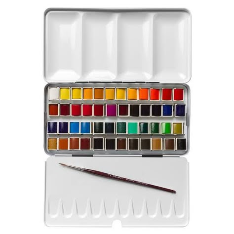 Memphis Furniture, Sennelier Watercolor, Watercolour Paint, Watercolor Paint Set, Jackson's Art, Watercolor Palette, 수채화 그림, Gum Arabic, Paint Supplies