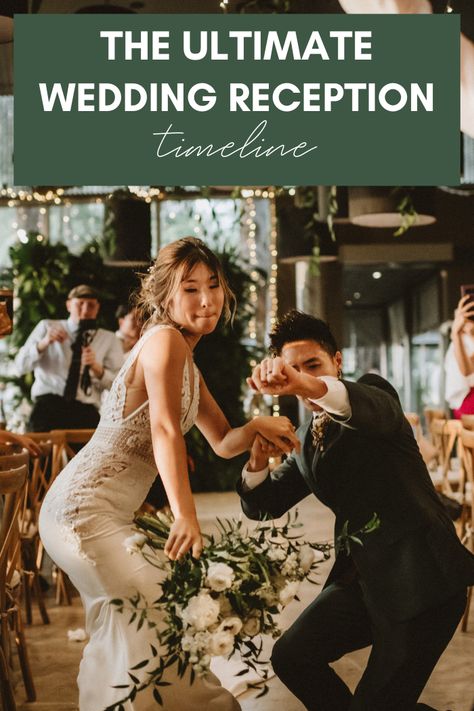 Reception Must Haves Wedding, Wedding Day Timeline 1 Pm Ceremony, Wedding Reception Mc Script Template, Friday Night Wedding Timeline, Wedding Reception Traditions, Wedding Reception Schedule Timeline, Wedding Reception Timeline Detailed, Reception Schedule Timeline, How To Plan A Wedding Reception