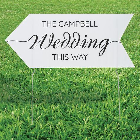 Outdoor Wedding Direction Signs, Wedding Signs For Directions, Wedding Arrows Signage Direction Signs, Wedding Road Signs Diy, Wedding Directional Sign, Wedding Signs Directions, Wedding Direction Signs Roads, Wedding Venue Signs, Wedding Yard Signs