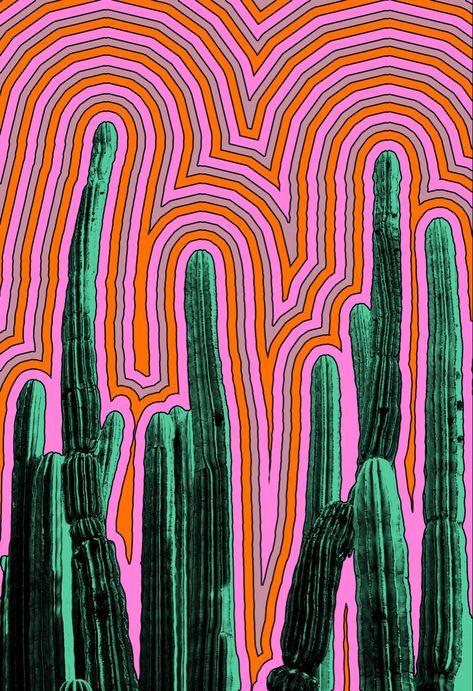 Heat Poster, Tyler Spangler, Arte Inspo, Pattern Wallpaper, Aesthetic Art, Wallpaper Backgrounds, Art Inspo, Pink And Green, Art Decor