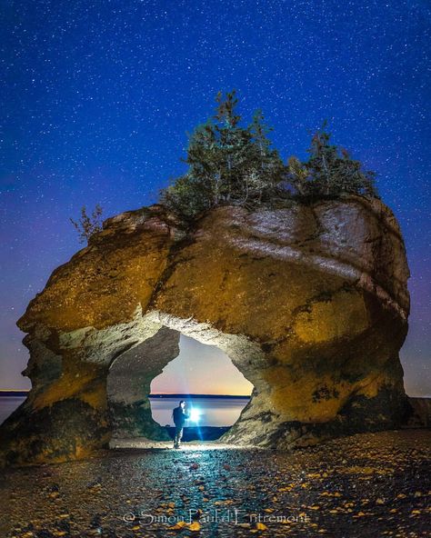 Hopewell Rocks, New Brunswick, Canada Canada Places, Hopewell Rocks, Canadian Road Trip, Canada Trip, East Coast Road Trip, Canada Photography, New Brunswick Canada, Beach At Night, Canadian Travel