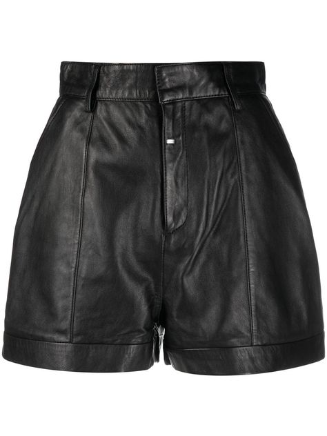 Black Leather Shorts, Leg Belt, Shorts For Women, Black Khakis, Khaki Shorts, Leather Shorts, Kpop Outfits, Poets, Short Pants