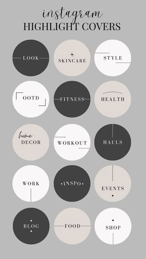 Instagram Story Cover Ideas Esthetician Instagram Highlight, Minimal Instagram Highlight Covers, Vintage Instagram Story, Black And White Instagram Story, Story Cover Ideas, Creative Insta Story, Insta Story Cover, Templates Black, Colorful Instagram