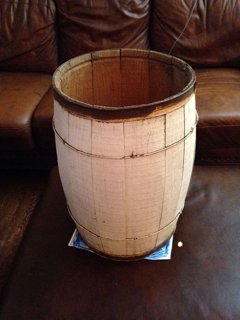 What should I do with this cool old barrel? - Hey you wonderful creative Hometalkers.  I need your inspiration.  I inherited this cool, very old wooden barrel.… Small Wooden Barrel Ideas, Wooden Barrel Decor, Wooden Barrel Ideas, Clear Glass Tumbler, Beautiful Tulips, Barrel Decor, Bathroom Crafts, Fire Pit Furniture, Painting Carpet