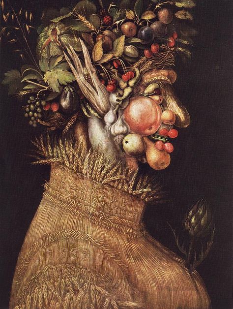 Giuseppe Arcimboldo, Framing Styles, Oil Painting Techniques, Italian Painters, Free Canvas, In Season Produce, Art Historian, Modern Poster, Handmade Oil