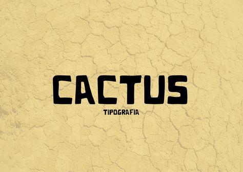 https://www.behance.net/gallery/57164423/Cactus-Tipografia?utm_medium=email Cactus Font, Cactus Logo, Adventure Fonts, Typo Logo Design, Free Web Design, Western Font, Free Typeface, Minimalist Font, Circle Logo Design