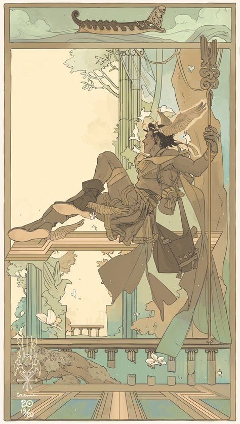 💛 Hades Game, Bangunan Minecraft, Greek Mythology Gods, Greek Gods And Goddesses, Greek And Roman Mythology, Greek Mythology Art, Roman Mythology, Mythology Art, Alphonse Mucha